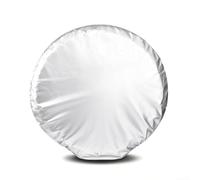 Copertura resistente per ruota di scorta per auto con tessuto Oxford rivestito in argento e design elastico con gancio per una vestibilità sicura su camion e camion (B)