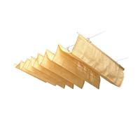 Copertura retrattile da giardino - 1,5 x baldacchino per pergola, vela ombreggiante ondulata, patio esterno, facile scorrimento filo di ricambio per privacy e comfort