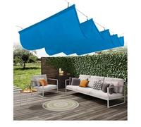 Copertura retrattile di ricambio per tende da sole per cortili e verande, paralume versatile (larghezza 0,4 m x lunghezza 15 m)