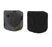 Copertura retrattile per avvolgitubo 420D Oxford impermeabile 60 cm | Tessuto Oxford 420D, scudo anti-neve, prolunga la durata dell'attrezzatura, colore nero, tessuto