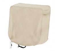 Copertura retrattile per avvolgitubo da giardino, impermeabile, resistente ai raggi UV, copertura protettiva con tessuto Oxford 420D, per avvolgitubo da parete esterna (metri bianco)