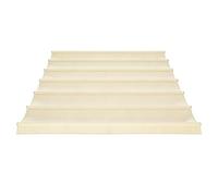 Copertura Retrattile Per Gazebo Pergola,Tenda Parasole A Onda Retrattile,Impermeabile Tenda Da Sole Per Esterno,98% Protezione Uv,per Giardino Terrazza Cortile (Off-white,1.2x12M (WxL))