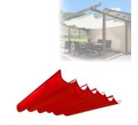 Copertura retrattile per pergola, con accessori di installazione, per patio, portico, cortile, giardino, resistente e regolabile, protezione dagli agenti atmosferici