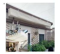 Copertura retrattile per pergola, parasole per esterni, per patio, giardino, cortile, ponte, traliccio (a forma di U, 1,5 x 9 m (larghezza x lunghezza)