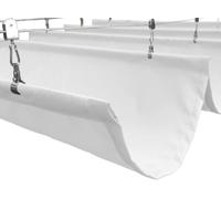 Copertura retrattile per pergola, tenda da esterno con filo ondulato per patio, terrazza, veranda, soluzione antipioggia