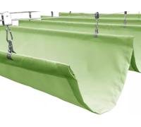 Copertura retrattile per pergola, tenda da esterno con filo ondulato per patio, terrazza, veranda, soluzione antipioggia