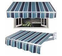 Copertura retrattile per tenda da patio, 6,1 x 2,5 m, protezione dai raggi UV, per giardino, terrazza e patio, tessuto di ricambio per parasole e resistenza agli agenti atmosferici
