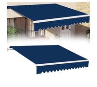 Copertura retrattile per tenda da patio, tessuto impermeabile di ricambio per riparo, protezione solare per balcone, giardino, finestra