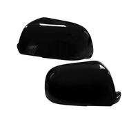Copertura retrovisore Calotte Copri Specchietti Retrovisori Laterali Lucidi Neri Sinistra E Destra Per VW Voor Polo 9N 2002-05 Calotte Compatibile