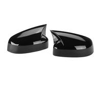 Copertura retrovisore Coppia Calotte Specchietti Retrovisori Laterali Per Ford Per Focus 2 3 MK2 MK3, Aggiuntive Per Mondeo MK4 2008-2018. Calotte Compatibile(Glossy Black)