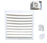 Copertura rettangolare in acciaio zincato per condizionatore d'aria 58 x 58 cm (23 x 23 pollici) Protezione diretta contro i colpi per un raffreddamento efficiente