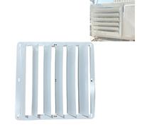 Copertura rettangolare per condizionatore d'aria in acciaio inox, 43 x 43 cm, rete di protezione per compressore, AC r per una migliore efficienza