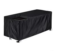 Copertura Rettangolare per Contenitore da Giardino 210D Impermeabile - Protezione per Mobili da Esterno Resistente a Strappi, UV e Vento per Scatole da Patio(M:130 * 60 * 71cm)