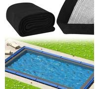 Copertura rettangolare per foglie da 40,6 x 9,6 m, per piscina fuori terra, 110 g/m², resistente, per evitare che foglie e detriti entrino nella piscina