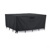 Copertura rettangolare per patio per tutte le stagioni, antivento per una protezione superiore per mobili da esterno (188 x 119,4 x 70,6 cm)