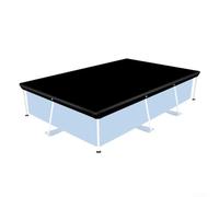 Copertura rettangolare per piscina da esterno, impermeabile, resistente ai raggi UV, antipolvere, protezione per piscina, riflettente al calore, tessuto Oxford 210D, scudo per piscina da giardino, 221