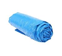 Copertura rettangolare resistente al sole antivento per piscina con bordi rinforzati Panno protettivo per piscina per uso quattro stagioni Copertura blu anti sbiadimento