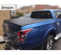 Copertura Rimorchio Telo Soft Tri Fold per Mitsubishi L200 Triton 2015-2019 Nera