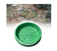 Copertura rimovibile nascosta for bacino fognario,copertura decorativa for tombino da prato, coperchio for fossa settica for scuole e parchi verdi, facile manutenzione(Round 80 * 80CM/31.5 * 31.5IN)