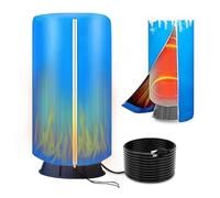 Copertura riscaldata per serbatoio a pressione isolata Giacca isolante pers serbatoios riscaldato Riscaldatore per copertura serbatoio antigelo,Blu,28×64in/71×162cm