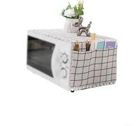 Copertura robusta per forno a microonde, efficace protezione dell'acqua e protezione antipolvere per una cucina ordinata (bianco)
