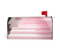 Copertura rosa della cassetta delle lettere della scala del fiore di ciliegio con la chiusura magnetica 21x18 nelle decorazioni all'aperto durevoli per la stagione di festival