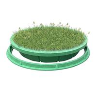 Copertura rotonda invisibile da incasso, diametro 40-100 cm, copertura decorativa per bacino fognario con gancio, ideale per soluzioni di drenaggio di prati e giardini (diametro 31,5/80 cm)
