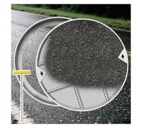 Copertura rotonda nascosta da 71 cm con E per strade/sentieri, coperchio di accesso esterno perfetto per l'abbronzatura settica e il design di accesso alla manutenzione per un uso duraturo