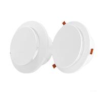 Copertura rotonda per bocchetta dell'aria, 150 mm, con schermo a rete rimovibile, diffusore da soffitto regolabile per bagno e loft (150 mm 165 mm)