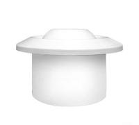 Copertura rotonda per bocchetta dell'aria, in ABS, rotanti a 360°, per ventilazione centrale, dimensioni dell'ugello regolabile, per materiale ABS, per casa, hotel, scuola, fabbrica, bianco, 75 pezzi