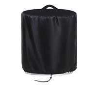 Copertura rotonda per braciere da esterni, protezione impermeabile per esterni, protezione per patio, base in vinile di lunga durata con cuciture rinforzate, kit di manutenzione esterno per ripari