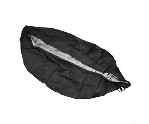 Copertura rotonda per esterni, per patio, grill, barbecue, tessuto impermeabile e traspirante, con cordino e rilegatura elastica (86 x 36 cm)