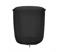Copertura rotonda per fuoco, 61 cm di diametro, impermeabile, protezione da giardino, resistente, in tessuto Oxford, colore nero, 61 cm di profondità e 68 cm di altezza (210 D)