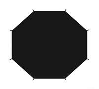 Copertura rotonda per ombrellone, adatta per misure da 1,8 m a 0,8 m, protegge i bambini all'aperto (4,9 m)