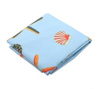 Copertura rotonda per piscina in tessuto Oxford con coulisse, per piscine all'aperto, blu, per ridurre l'evaporazione e mantenere l'acqua pulita (160 x 30 cm)