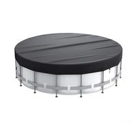 Copertura rotonda per piscina, protegge da intemperie e detriti, facile da usare con comodo attacco (1,8 m)
