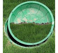 Copertura rotonda per prato, 91 cm, coperchio nascosto per scarico fognario per fossa settica da 61 a 76 cm, copertura per ispezione estetica del giardino e decorazione esterna