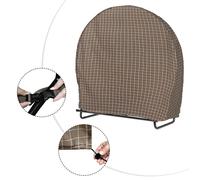 Copertura rotonda resistente alla polvere e all'acqua per rack in legno da ester