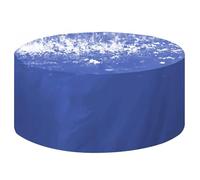 Copertura rotonda resistente per mobili da giardino, 130 x 70 cm, impermeabile, in tessuto Oxford 420D, set di protezione per tavolo e sedie da patio, dimensioni disponibili per la massima durata