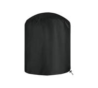 Copertura rotonda resistente per tutti gli incontri all'aperto, facile da riporre, copertura impermeabile per mobili da giardino, 70 x 70 cm, colore nero