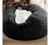 Copertura Sacco Di Fagioli in Velluto Solo Senza Riempimento Lavabile Addensato Morbido Elasticizzato Tinta Unita Cerniera Sacco Gioco Camera Letto Ufficio Soggiorno,F,180 * 90cm