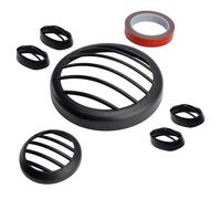 Copertura Scudo Protezione Faro Griglia Nero Impostato Per Yamaha Pg-1 2023-2024
