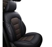 Copertura Sede Automobile Per Nissan Per Qashqai J10 J11 Per I Calci Per X Trail T31 T32 Per Teana J32 Per Tiida Per Versa Per Navara D40 Set Completo In Pelle Protezione Sedile(Black+Coffee,Standard)