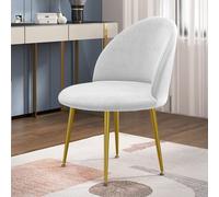 Copertura sedia elastica morbida e resistente in velluto Silverfox per sala da p