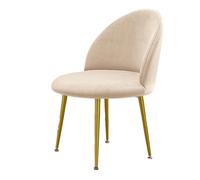 Copertura sedia elastica morbida e resistente in velluto Silverfox per sala da p