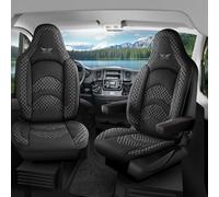 Copertura Sedia ISRI Camper Camping Caravans in Nero Grigio 432L01