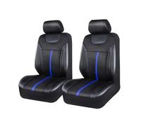 Copertura Sedile Auto Per La Maggior Parte Dei Sedili Per Auto SUV Furgoni E Camion Set Di Fodere Universali Per Sedili Auto In Pelle PU(2 seat Blue)