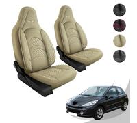 Copertura Sedile Per Auto Compatibile Peugeot 207 In Beige Pilot 3.3
