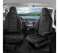 Copertura Sella Adatta Per Carado Camper (Nero-Grigio) 430L01