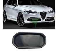 Copertura sensore Acc Radar Inferiore paraurti Anteriore Auto per Alfa Romeo Stelvio 2017+, Accessori Esterni Neri ABS